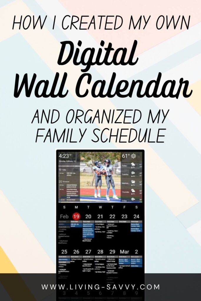 Digital Wall Calendar