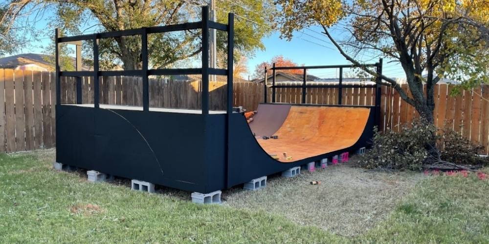 Backyard Halfpipe - Build a DIY Mini Ramp - Living Savvy