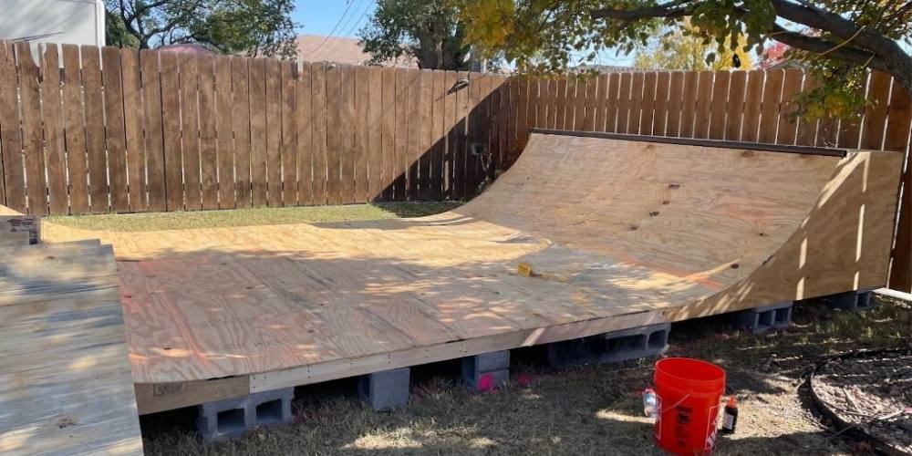 Backyard Halfpipe - Build a DIY Mini Ramp - Living Savvy