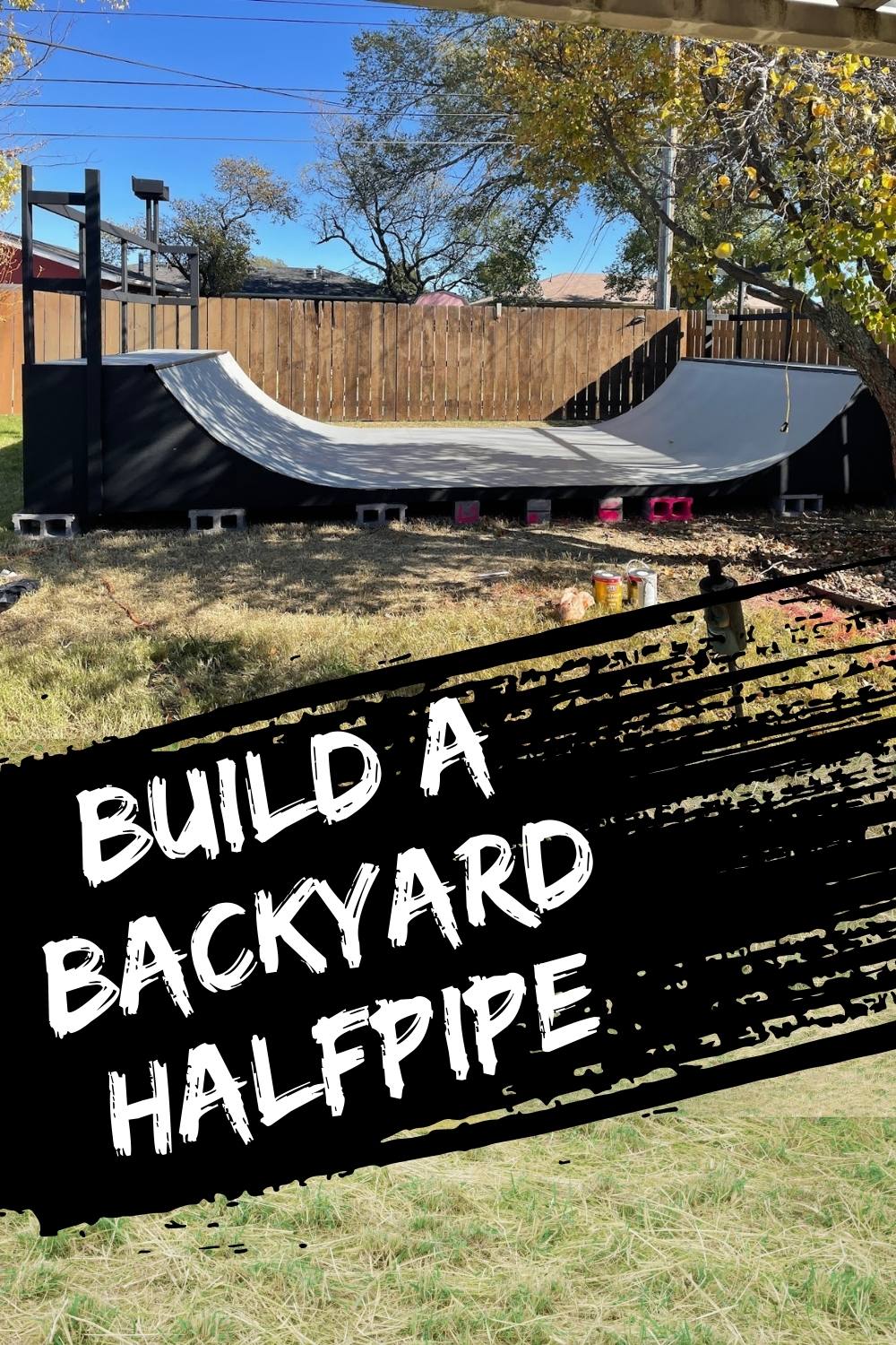 Backyard Halfpipe - Build a DIY Mini Ramp - Living Savvy