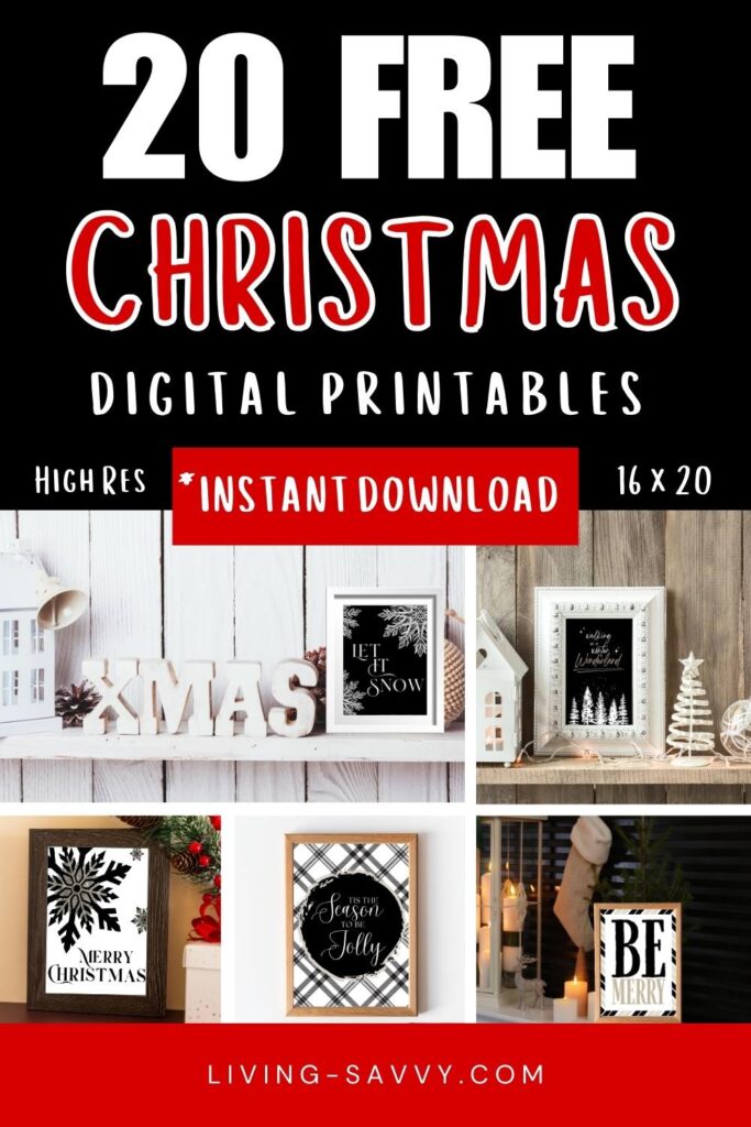 Free Christmas Digital Printables