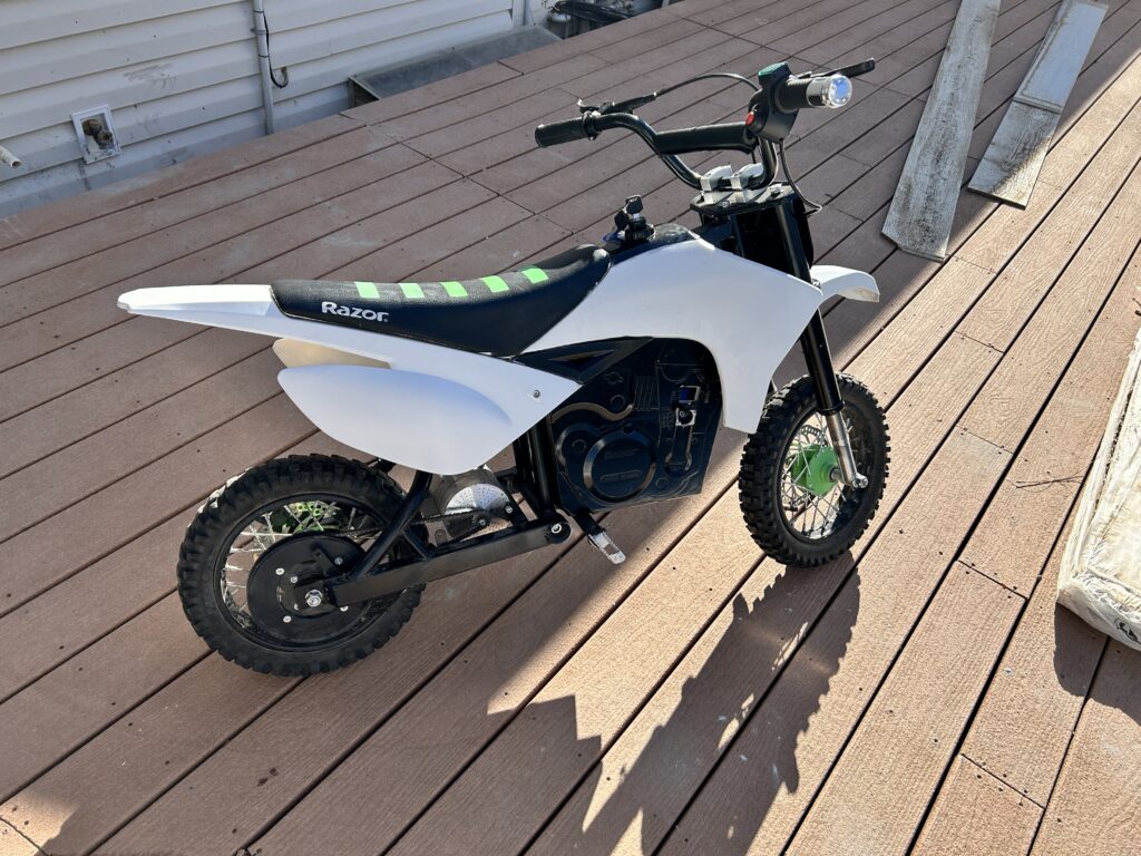 Razor Electric Dirt Bike Upgrade