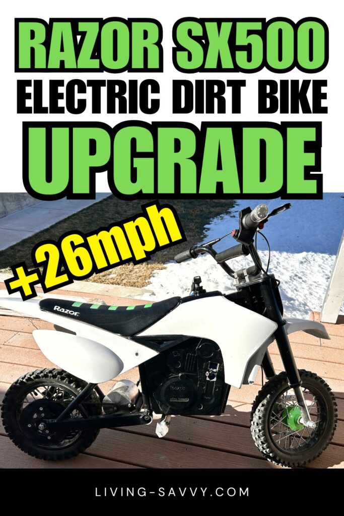 Razor electric dirt bike upgrade photo